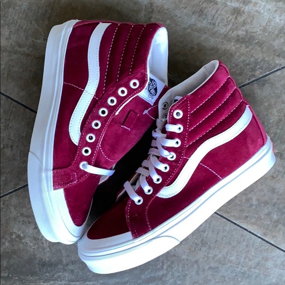VANS SK8-Hi REISSUE 13 Velvet Beet Red l/True Whit - Picture 14 of 16
